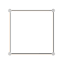 Sonneman Purolinear 360 24" Square LED Wall Bar Polished Chrome
