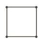 Sonneman Purolinear 360 24" Square LED Wall Bar Satin Black