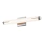 Sonneman Tubo Slim 18" LED Bath Bar with Spine Trim Satin Nickel