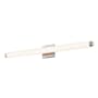 Sonneman Tubo Slim 32" LED Bath Bar with Drum Trim Satin Nickel