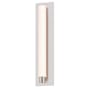 Sonneman Tubo Slim 18" LED Bath Panel Sconce with Drum Trim Satin Nickel