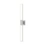 Sonneman Planes 2 Light 32" Tall Integrated LED Bath Bar with Optical Acrylic Shades - ADA Compliant Bright Satin Aluminum
