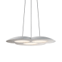 Sonneman Big Cloud 13" Wide Suspension Pendant Bright Satin Aluminum