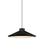 Sonneman Koma Edo 1 Light Pendant Satin Black