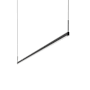 Sonneman Thin-Line 72" Wide Linear Pendant Satin Black