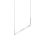 Sonneman Thin-Line 36" Wide Linear Pendant Bright Satin Aluminum