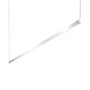 Sonneman Thin-Line 96" Wide Linear Pendant Bright Satin Aluminum