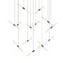 Sonneman Ballet 41' Wide 13 Light Chandelier Satin Black