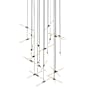 Sonneman Ballet 41' Wide 24 Light Chandelier Satin Black