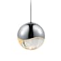Sonneman Grapes 4" Wide LED Mini Pendant Polished Chrome