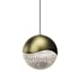 Sonneman Grapes 4" Wide LED Mini Pendant Brass