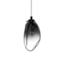 Sonneman Liquid Single Light 6" Wide Mini Pendant Satin Black / Smoke Fade