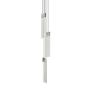 Sonneman V Panels 4" Wide Suspension Multi Light Pendant Polished Chrome / Clear