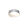 Sonneman Ilios 10" Wide LED Flush Mount Drum Ceiling Fixture - 277 Dove Gray