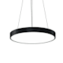 Sonneman Pi 24" Wide LED Suspension Pendant - 3500K Satin Black