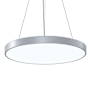 Sonneman Pi 30" Wide LED Suspension Pendant - 3000K Bright Satin Aluminum