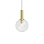 Sonneman Bubbles 10" Wide Pendant Satin Brass