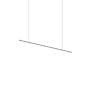 Sonneman Fino 48" Wide LED Suspension Linear Pendant Satin Black