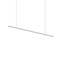 Sonneman Fino 58" Wide LED Suspension Linear Pendant Satin Black