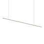 Sonneman Fino 70" Wide LED Suspension Linear Pendant Satin Black