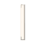 Sonneman New Edge Single Light 32" Tall Integrated LED Bath Bar with an Etched Glass Shade - ADA Compliant Satin Nickel
