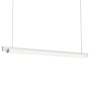 Sonneman Keel 44" Wide Linear Pendant Satin White