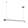 Sonneman Keel 44" Wide Linear Pendant Satin Black