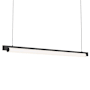 Sonneman Keel 44" Wide Linear Pendant Satin Black