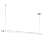 Sonneman Keel 60" Wide LED Linear Chandelier Satin White