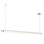 Sonneman Keel 60" Wide LED Linear Chandelier Bright Satin Aluminum
