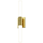 Sonneman 2 Light 24" Tall LED Bathroom Sconce Satin Brass