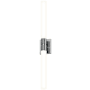 Sonneman 2 Light 36" Tall LED Bathroom Sconce Polished Chrome