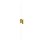 Sonneman 2 Light 48" Tall LED Bathroom Sconce Satin Brass