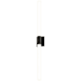 Sonneman 2 Light 48" Tall LED Bathroom Sconce Black Brass