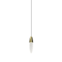 Sonneman Sultana 3" Wide Mini Pendant Satin Brass