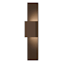 Sonneman Flat Box 25" Tall Integrated LED Outdoor Wall Sconce with Up and Down Lighting - ADA Compliant Textured Bronze