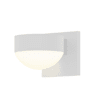 Sonneman REALS Single Light 3-1/4" High Integrated LED Outdoor Wall Sconce with Frosted Lens Textured White