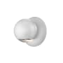 Sonneman Hemisphere 5" Tall LED Wall Sconce with Shade Textured White