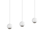 Sonneman Hemisphere 11" Wide LED Linear Pendant Textured White