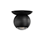Sonneman Hemisphere 4" Wide LED Flush Mount Globe Ceiling Fixture Textured Black