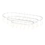 Sonneman Suspenders 94" Wide LED Racetrack Chandelier Satin White / White