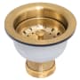 Speakman 1-1/2" Brass and Stainless Steel Basket Strainer Aged Brass