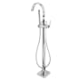 Speakman Lura Roman Tub with Built-In Diverter - Includes Hand Shower Brushed Bronze