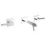 Speakman Lura 1.2 GPM Wall Mounted Bathroom Faucet with Pop-Up Drain Assembly Polished Chrome