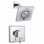 Speakman Kubos Shower Only Trim Package with 1.75 GPM Multi Function Shower Head Polished Chrome