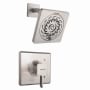 Speakman Kubos Shower Only Trim Package with 1.75 GPM Multi Function Shower Head Brushed Nickel