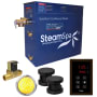 SteamSpa Indulgence 12 KW QuickStart Steam Bath Generator Package with Built-in Auto Drain Oil Rubbed Bronze