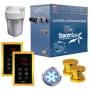 SteamSpa Royal 12 KW QuickStart Steam Bath Generator Package Gold