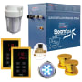 SteamSpa Royal 12 KW QuickStart Steam Bath Generator Package with Built-in Auto Drain Gold