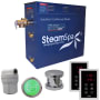 SteamSpa Royal 7.5 KW QuickStart Steam Bath Generator Package Polished Chrome